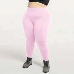 Plus Size FLX Ascent High-Waisted 7/8 Ankle Leggings Little Ballerina -FLX stop unnamed file 1013