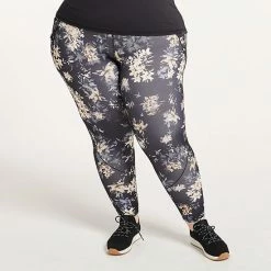 Plus Size FLX Ascent High-Waisted 7/8 Ankle Leggings Little Ballerina -FLX stop unnamed file 1018