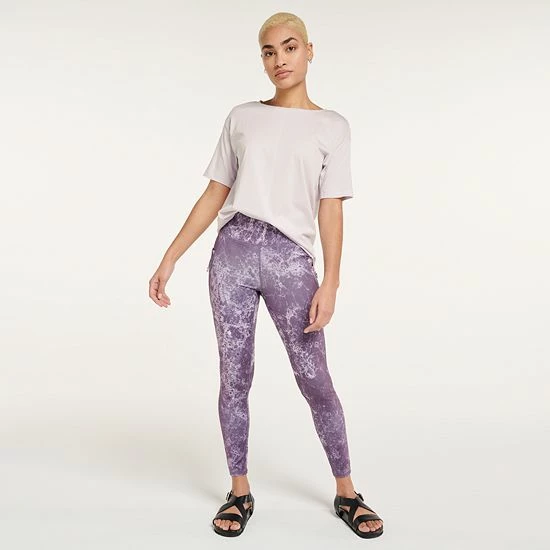 Women's FLX Ascent High-Waisted Ankle Leggings Brushed Leaves Women's FLX Ascent High-Waisted Ankle Leggings Brushed Leaves -FLX stop unnamed file 1027