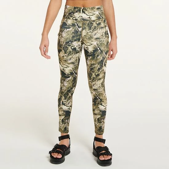 Women's FLX Ascent High-Waisted Ankle Leggings Brushed Leaves Women's FLX Ascent High-Waisted Ankle Leggings Brushed Leaves -FLX stop unnamed file 1030