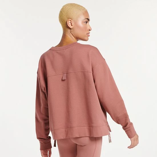 Women's FLX Embrace Side-Zip Crewneck Sweatshirt Soft Breeze Women's FLX Embrace Side-Zip Crewneck Sweatshirt Soft Breeze -FLX stop unnamed file 1054