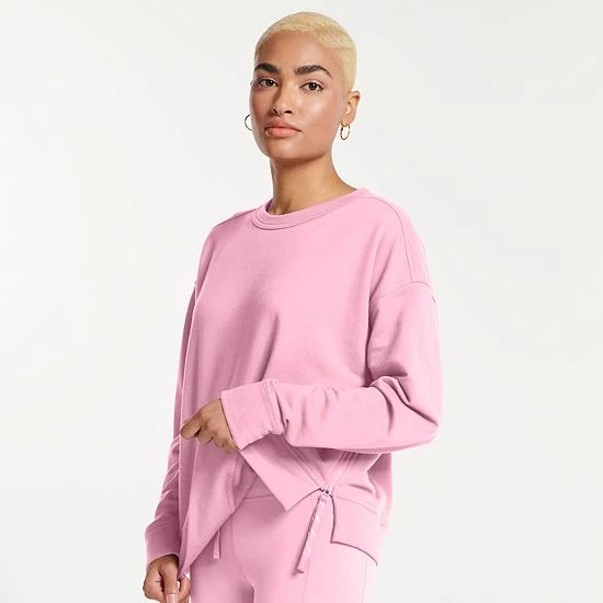 Women's FLX Embrace Side-Zip Crewneck Sweatshirt Soft Breeze Women's FLX Embrace Side-Zip Crewneck Sweatshirt Soft Breeze -FLX stop unnamed file 1056