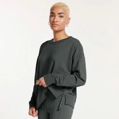 Women's FLX Embrace Side-Zip Crewneck Sweatshirt Soft Breeze 8 Women's FLX Embrace Side-Zip Crewneck Sweatshirt Soft Breeze -FLX stop unnamed file 1059