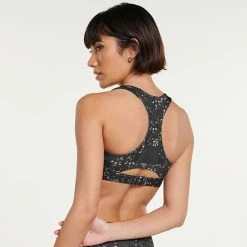 FLX Ascent Medium-Impact Sports Bra Mineral Black -FLX stop unnamed file 1084