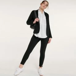 Women's FLX Elevate High-Waisted Ponte Ankle Pants Armour Gray -FLX stop unnamed file 109