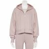 Women's FLX Boxy Zip-Up Hoodie Bisque Tan -FLX stop unnamed file 1107