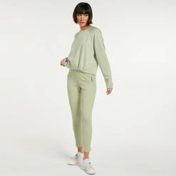 Women's FLX Elevate High-Waisted Ponte Ankle Pants Armour Gray -FLX stop unnamed file 111