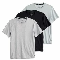 Men's FLX 3-Pack Dynamic Comfort Tee Set Mineral Black