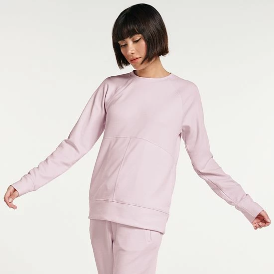 Women's FLX Crewneck Waffle Tunic Sand Trap 5 Women's FLX Crewneck Waffle Tunic Sand Trap - Image 3