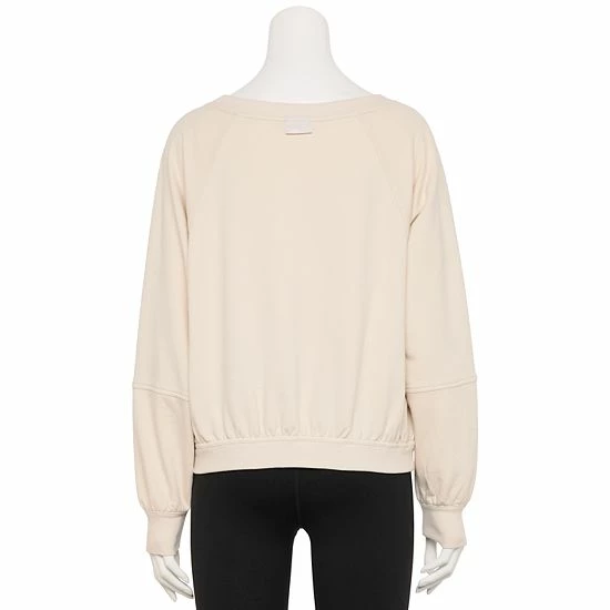 Women's FLX Boatneck French Terry Popover Sweatshirt Grazing Lavender 4 Women's FLX Boatneck French Terry Popover Sweatshirt Grazing Lavender - Image 2