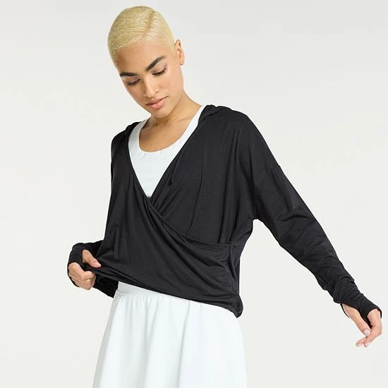 Women's FLX Lightweight Surplice Hoodie Frost Bite 6 Women's FLX Lightweight Surplice Hoodie Frost Bite - Image 4