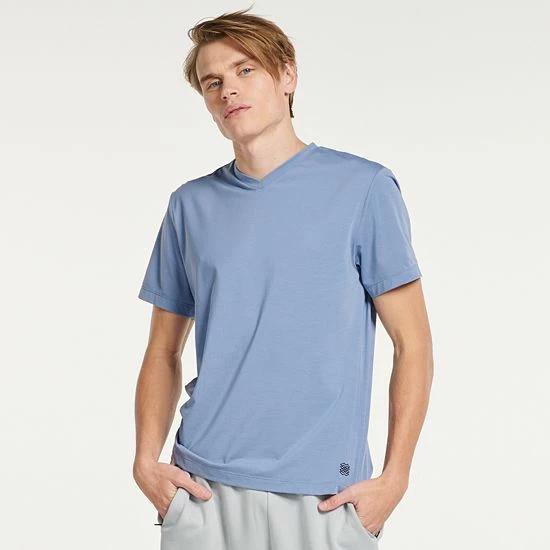 Men's FLX Dynamic Comfort V-Neck Tee Lulled Beige 11 Men's FLX Dynamic Comfort V-Neck Tee Lulled Beige - Image 9