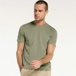 Men's FLX Dynamic Comfort V-Neck Tee Lulled Beige 27 Men's FLX Dynamic Comfort V-Neck Tee Lulled Beige -FLX stop unnamed file 1238