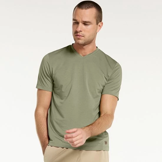 Men's FLX Dynamic Comfort V-Neck Tee Lulled Beige 13 Men's FLX Dynamic Comfort V-Neck Tee Lulled Beige - Image 11