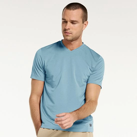 Men's FLX Dynamic Comfort V-Neck Tee Lulled Beige 14 Men's FLX Dynamic Comfort V-Neck Tee Lulled Beige - Image 12