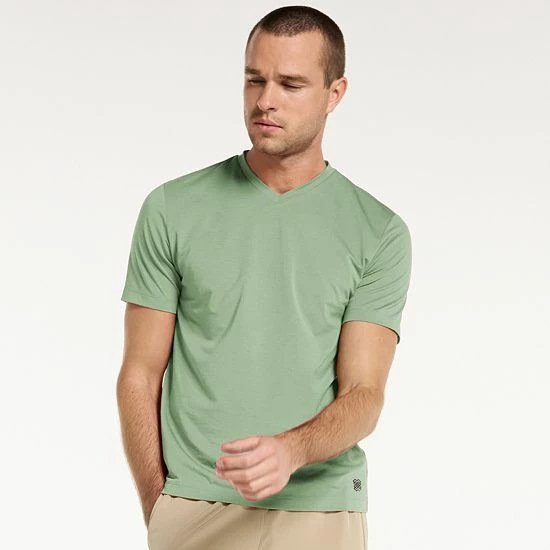 Men's FLX Dynamic Comfort V-Neck Tee Lulled Beige 15 Men's FLX Dynamic Comfort V-Neck Tee Lulled Beige - Image 13
