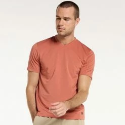 Men's FLX Dynamic Comfort V-Neck Tee Lulled Beige 30 Men's FLX Dynamic Comfort V-Neck Tee Lulled Beige -FLX stop unnamed file 1241