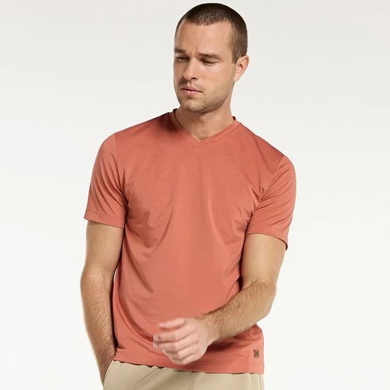 Men's FLX Dynamic Comfort V-Neck Tee Lulled Beige 16 Men's FLX Dynamic Comfort V-Neck Tee Lulled Beige - Image 14