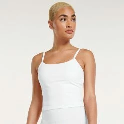 Women's FLX Affirmation Camisole With Built-In Bra Lemon Sorbet -FLX stop unnamed file 1245