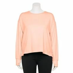 Plus Size FLX Core Drop-Shoulder Tee Cool Daisy -FLX stop unnamed file 1256