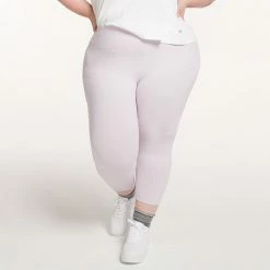 Plus Size FLX Affirmation High-Waisted Capri Leggings Dnu -FLX stop unnamed file 1289