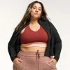 Plus Size FLX Affirmation Jacket Chic Burgundy