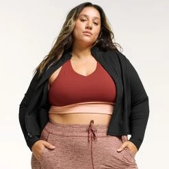 Plus Size FLX Affirmation Jacket Chic Burgundy 9 Plus Size FLX Affirmation Jacket Chic Burgundy -FLX stop unnamed file 1295