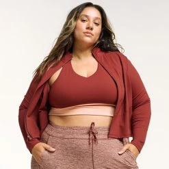 Plus Size FLX Affirmation Jacket Chic Burgundy 10 Plus Size FLX Affirmation Jacket Chic Burgundy -FLX stop unnamed file 1296