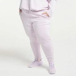 Plus Size FLX High-Waisted Knit Joggers Mineral Black