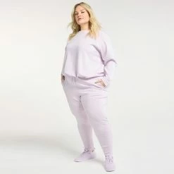 Plus Size FLX High-Waisted Knit Joggers Mineral Black 10 Plus Size FLX High-Waisted Knit Joggers Mineral Black -FLX stop unnamed file 1300