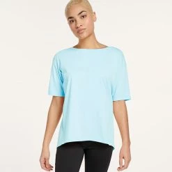 Women's FLX Harmony Front Seam Tee Grace Yellow -FLX stop unnamed file 1326