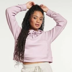 Women's FLX Waffle Crop Hoodie Sand Trap -FLX stop unnamed file 1378