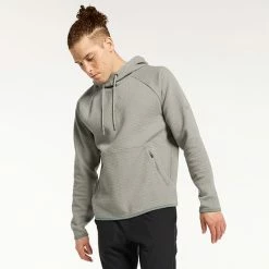 Men's FLX Textured Hoodie Quiet Storm Heather 5 Men's FLX Textured Hoodie Quiet Storm Heather -FLX stop unnamed file 145