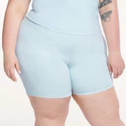 Plus Size FLX Affirmation High-Waisted Bike Shorts Brick Copper -FLX stop unnamed file 1479