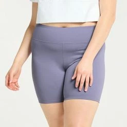 Plus Size FLX Affirmation High-Waisted Bike Shorts Brick Copper -FLX stop unnamed file 1480