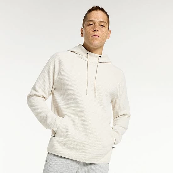 Men's FLX Textured Hoodie Quiet Storm Heather Men's FLX Textured Hoodie Quiet Storm Heather -FLX stop unnamed file 150