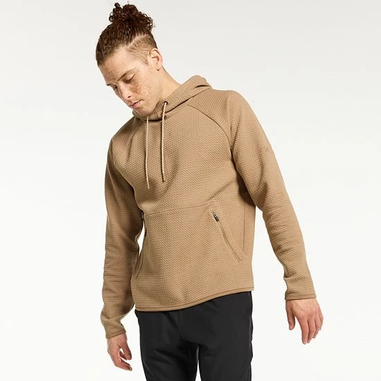 Men's FLX Textured Hoodie Quiet Storm Heather Men's FLX Textured Hoodie Quiet Storm Heather -FLX stop unnamed file 151