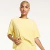 Women's FLX Boxy Terry Cloth Top Lemon Sorbet -FLX stop unnamed file 1566