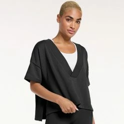 Women's FLX Deep V-Neck Oversized Top Gulf Island -FLX stop unnamed file 1576