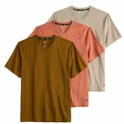 Men's FLX 3-Pack Dynamic Comfort V-Neck Tee Set Green -FLX stop unnamed file 1593