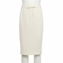 Women's FLX Embrace French Terry Midi Skirt Mauve Foundation