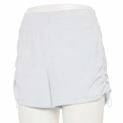 Women's FLX High-Waisted Terry Cloth Shorts Plum Sherry -FLX stop unnamed file 1617