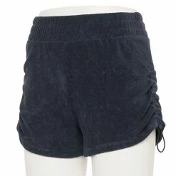 Women's FLX High-Waisted Terry Cloth Shorts Plum Sherry -FLX stop unnamed file 1618