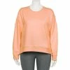 Plus Size FLX Embrace Crewneck Sweatshirt Boracay Peach -FLX stop unnamed file 1620