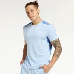 Men's FLX Running Tee Coral Peach -FLX stop unnamed file 1626