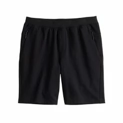 Men's FLX Synergy Fleece Shorts Flint Gray Heather -FLX stop unnamed file 1639