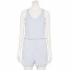 Women's FLX Terry Cloth Romper Lemon Sorbet -FLX stop unnamed file 1696