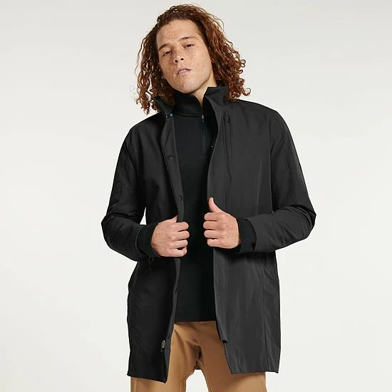 Men's FLX Trench Coat Mineral Black Men's FLX Trench Coat Mineral Black -FLX stop unnamed file 173