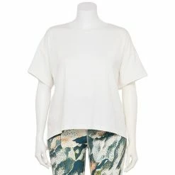 Plus Size FLX Core Drop-Shoulder Tee Mineral Black 5 Plus Size FLX Core Drop-Shoulder Tee Mineral Black -FLX stop unnamed file 1741