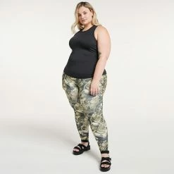 Plus Size FLX Balance Ribbed Tank White -FLX stop unnamed file 1752